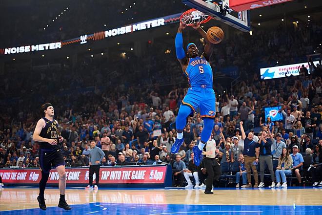 雷霆大胜湖人多尔特爆发率队取连胜